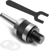 Woodturning Live Tailstock Chuck Adapter to 1" x 8TPI Thread with #2 Morse Taper Mount