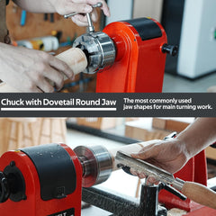 NCK-3.75ZN/S2 Wood Lathe Chuck 3-3/4" Self Centering Chuck Set,1-1/4”x 8TPI Thread with Dovetail Jaws, 5"Flat, Pin Jaw, Step Jaw, Wide Jaw, Thread Adaptor to 1"x8tpi, Wood screw, Nylon Washers in Aluminum Case. NCK-3.75ZN/S2 Wood Lathe Chuck 3-3/4" Self Centering Chuck Set,1-1/4”x 8TPI Thread with Dovetail Jaws, 5"Flat, Pin Jaw, Step Jaw, Wide Jaw, Thread Adaptor to 1"x8tpi, Wood screw, Nylon Washers in Aluminum Case.