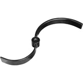 Wood Lathe "S" Bowl Tool Rest 8.5" and 5.2" Diameter Curves with M10x1.5 Thread