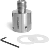 3/4"X16 TPI Female to 1"X8TPI Male Thread Adaptor, Woodworking Lathe Headstock Spindle Adaptor with Two Nylon Washers.