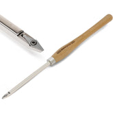 Carbide Detailer Chisel | 12mm Tool Bar & 28x10mm Diamond TCT Blade | Woodturning