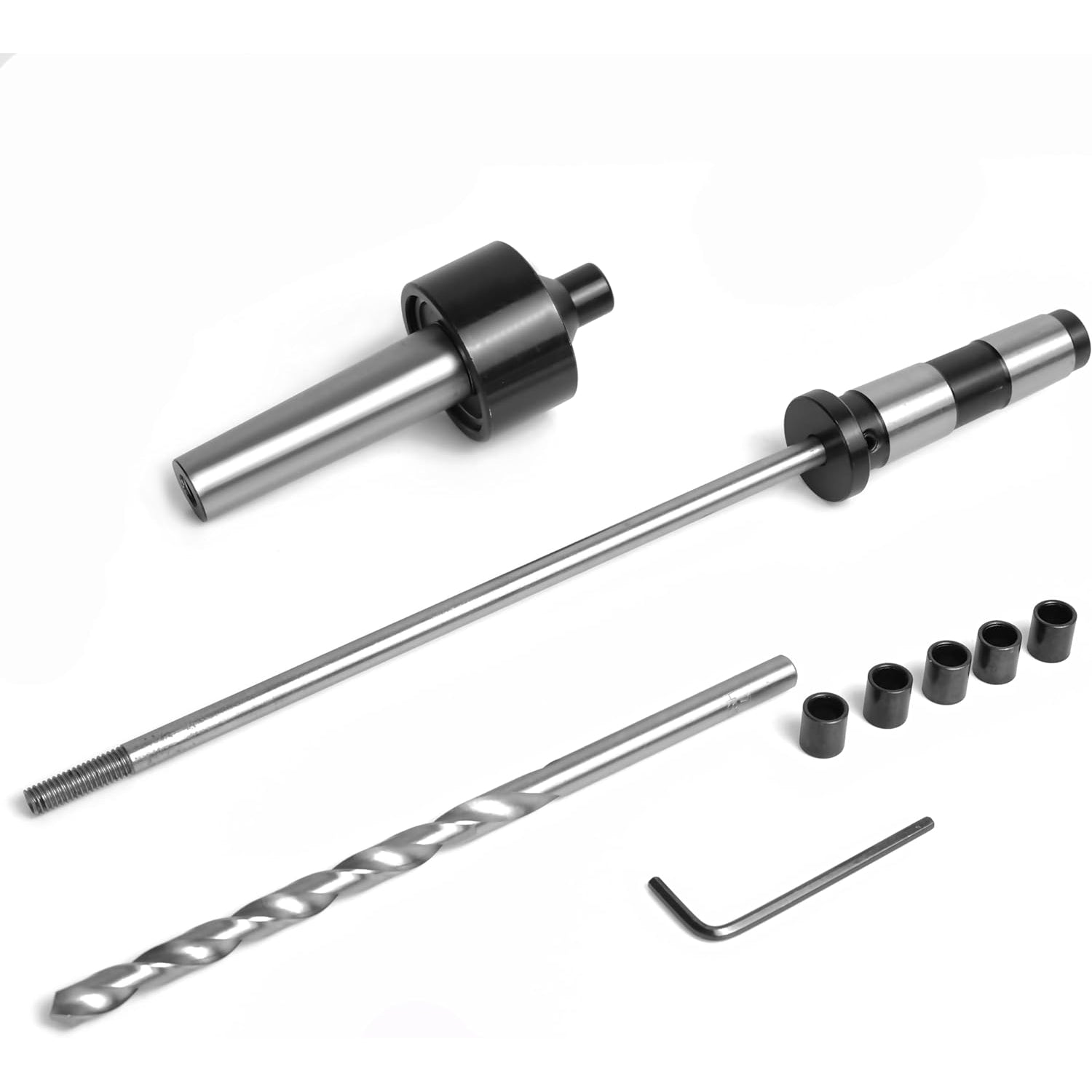 2 Morse Taper MT2 Pen Turning Mandrel Kit With 7mm Drill Bit & Barrel Trimmer - Complete Pen Making Starter Set