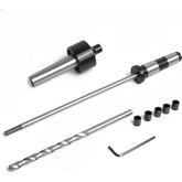 Pen Mandrel Kit with 5pc Bush, 7mm Drill Bit and Mandrel Saver, MT2 for woodturning.