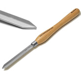 Cryo M2 HSS 3/16" Diamond Parting Tool | 12-1/2" Beech Handle | Woodturning Chisel