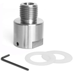 1" x 8TPI Female to 3/4"X16 TPI Male Thread Adaptor, Woodworking Lathe Headstock Spindle Adaptor with Two Nylon Washers. 1" x 8TPI Female to 3/4"X16 TPI Male Thread Adaptor, Woodworking Lathe Headstock Spindle Adaptor with Two Nylon Washers.