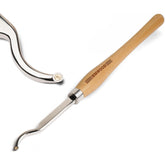 Mid-Size Carbide Curved Hollowing Tool for Woodturning - Versatile Hollowing Chisel for Detailed Work & Small Projects