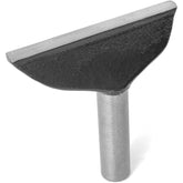 Integrierte 6-Zoll-Werkzeugauflage mit 1 Zoll (25,4 mm) Pfosten mit einer Länge von 80 mm für Drechselmaschinen.