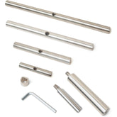 Straight Tool Rest Set 4" 6" 9" 12" Tool Rest, 5/8" and 1" Stem for Spindle Woodturning Woodlathe Tools.