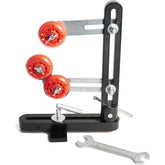 Spindellünette für Drechselbank MC-FS4, Stabilisator-Klemmwerkzeug mit drei Rädern für Drechselarbeiten.