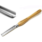 Cryo M2 3/4" Spindle Roughing Gouge for Woodturning - 12-1/2” Beech Handle, High-Speed Steel Wood Lathe Chisel Tool