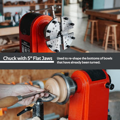 NCK-3.75ZN/S2 Wood Lathe Chuck 3-3/4" Self Centering Chuck Set,1-1/4”x 8TPI Thread with Dovetail Jaws, 5"Flat, Pin Jaw, Step Jaw, Wide Jaw, Thread Adaptor to 1"x8tpi, Wood screw, Nylon Washers in Aluminum Case. NCK-3.75ZN/S2 Wood Lathe Chuck 3-3/4" Self Centering Chuck Set,1-1/4”x 8TPI Thread with Dovetail Jaws, 5"Flat, Pin Jaw, Step Jaw, Wide Jaw, Thread Adaptor to 1"x8tpi, Wood screw, Nylon Washers in Aluminum Case.
