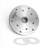 6" Faceplate with 1-1/4"x8TPI Thread,with Two Nylon Washers for Woodturning Lathe.