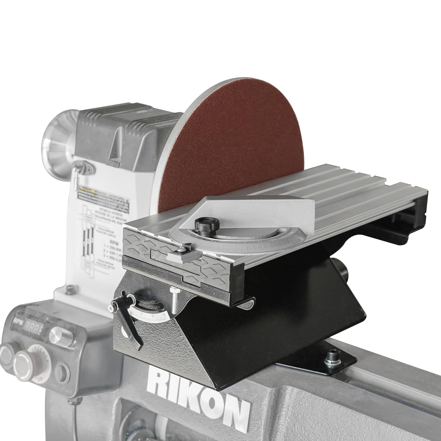 12 Inch Sander Lathe Mounted Disc Sander for 10 inch and 12 inch Woodtuning Lathe wit ...