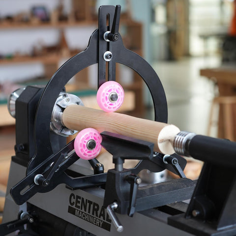 Spindle Rest Fixture MC-FS8 Woodturning Steady Rest for 10inch and 12inch Swing Size Lathe ...