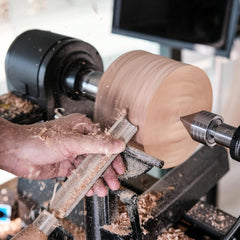 Cryo M2 1-1/4" Spindle Roughing Gouge for Woodturning - 12-1/2” Beech Handle, High-Speed Steel Wood Lathe Chisel Tool